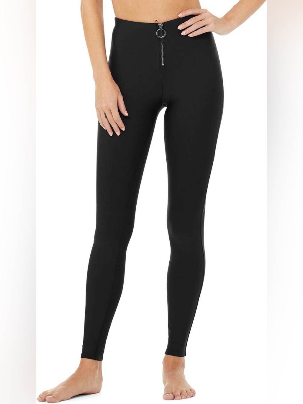 Alo yoga fast zip up legging black